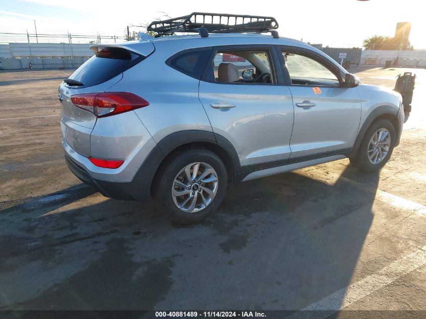 2018 Hyundai Tucson Sel VIN: KM8J33A46JU684783 Lot: 40881489