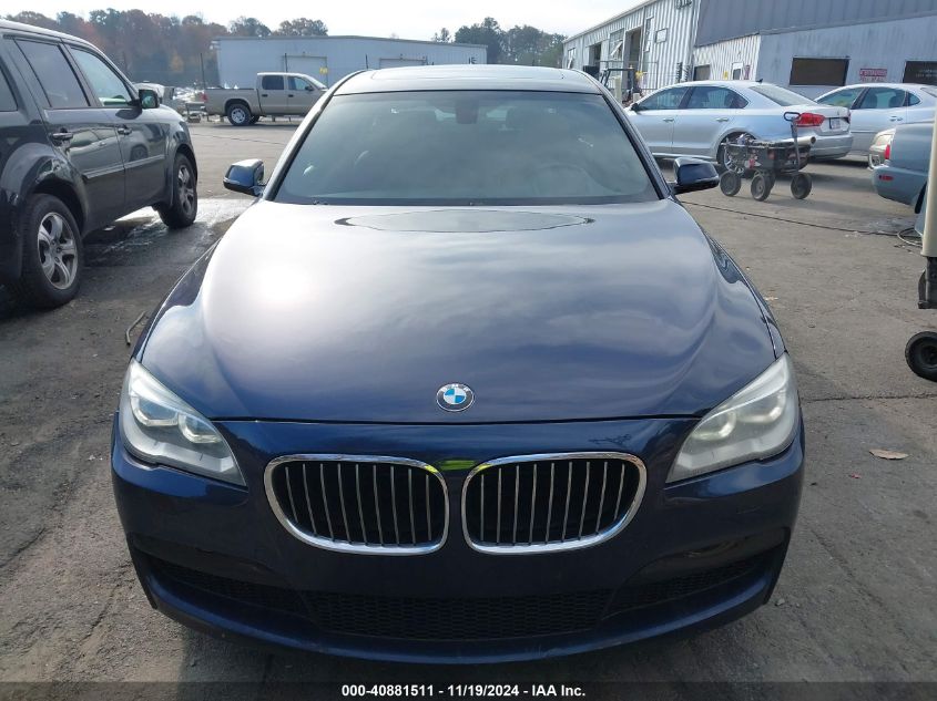 2013 BMW 750Li VIN: WBAYE8C50DD133671 Lot: 40881511