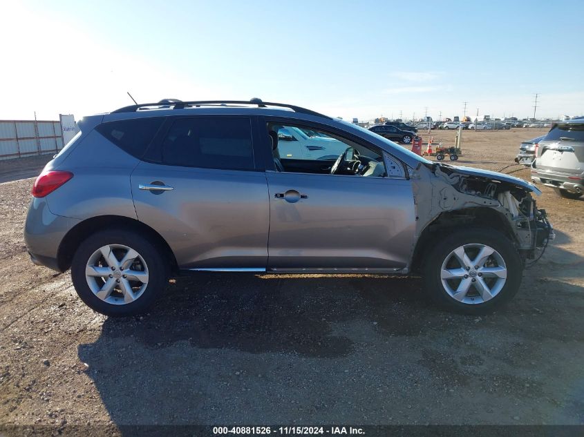 2010 Nissan Murano Sl VIN: JN8AZ1MU9AW010848 Lot: 40881526