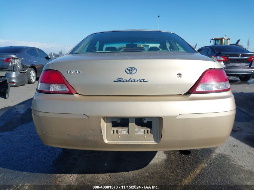 2000 Toyota Camry Solara Se VIN: 2T1CG22P3YC264524 Lot: 40881570