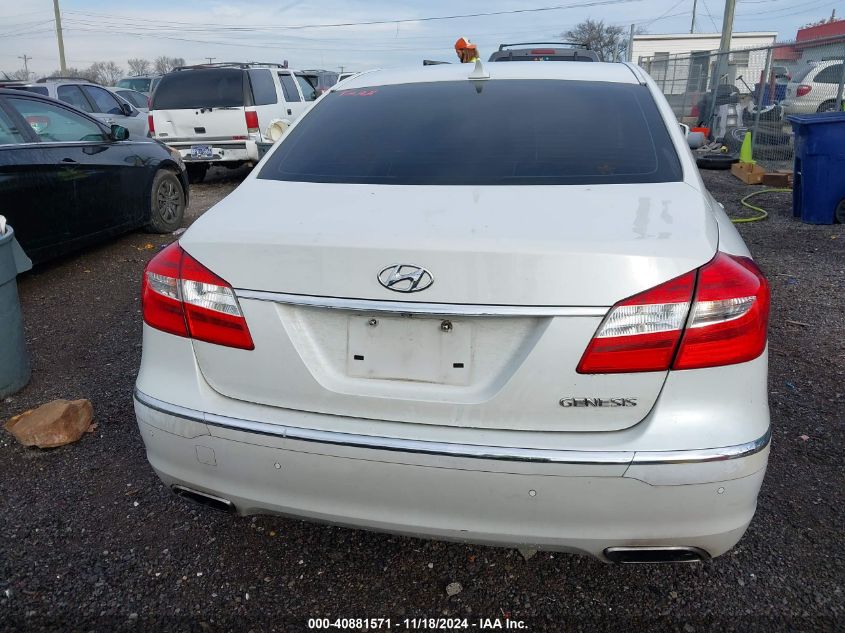 2012 Hyundai Genesis 3.8 VIN: KMHGC4DD7CU150870 Lot: 40881571