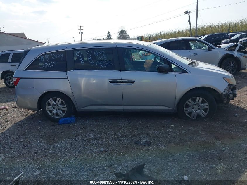 2011 Honda Odyssey Lx VIN: 5FNRL5H20BB017046 Lot: 40881590