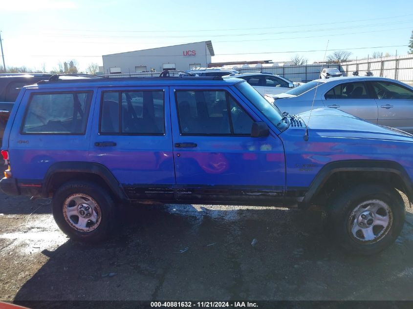 1996 Jeep Cherokee Sport/Classic VIN: 1J4FJ68S6TL171428 Lot: 40881632