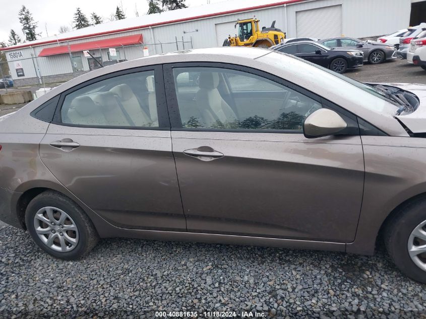 2013 Hyundai Accent Gls VIN: KMHCT4AE0DU526421 Lot: 40881635