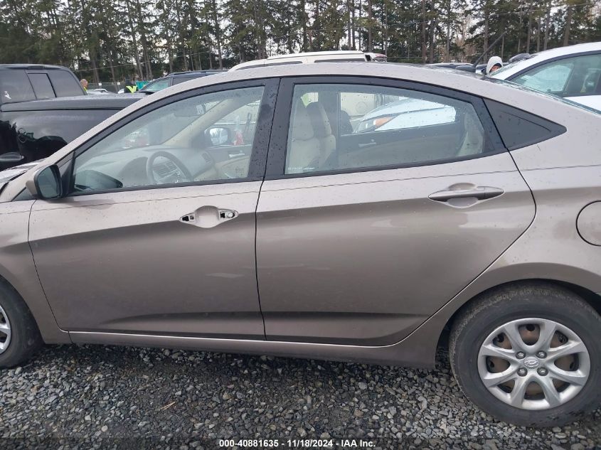 2013 Hyundai Accent Gls VIN: KMHCT4AE0DU526421 Lot: 40881635