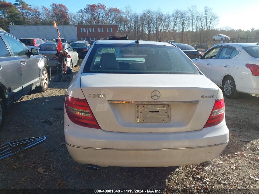 2013 Mercedes-Benz C 300 Luxury 4Matic/Sport 4Matic VIN: WDDGF8AB9DR280715 Lot: 40881649