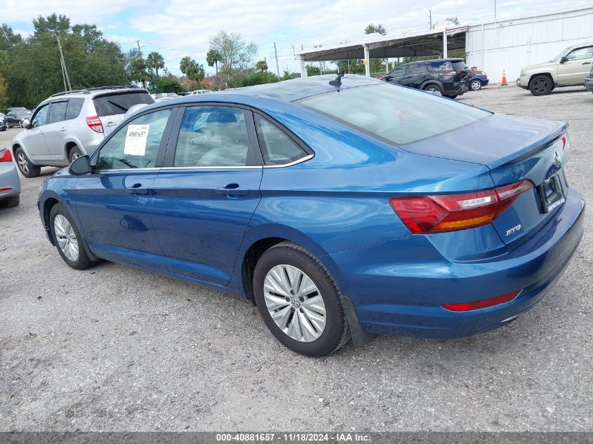 2019 Volkswagen Jetta 1.4T R-Line/1.4T S/1.4T Se VIN: 3VWCB7BU8KM143033 Lot: 40881657