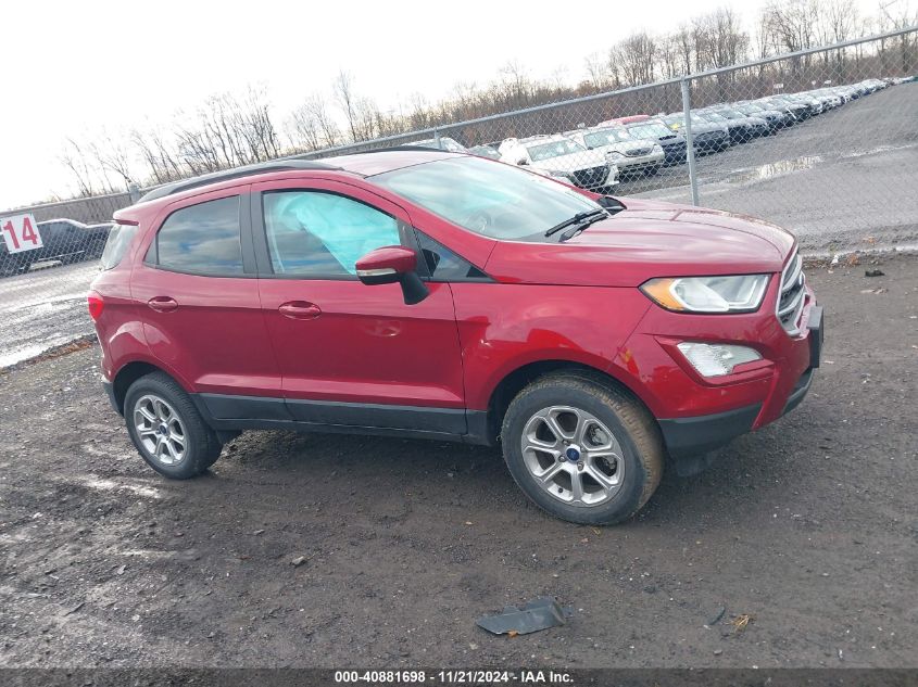 2018 Ford Ecosport Se VIN: MAJ6P1UL7JC197982 Lot: 40881698