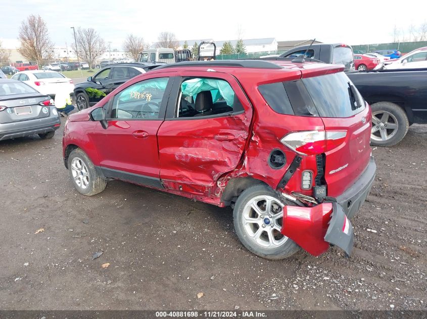 2018 Ford Ecosport Se VIN: MAJ6P1UL7JC197982 Lot: 40881698