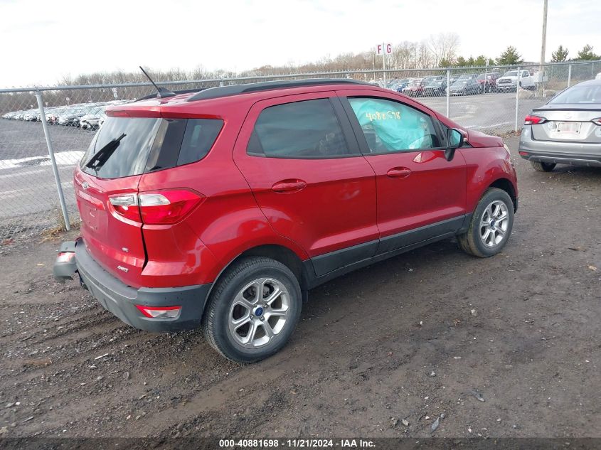 2018 Ford Ecosport Se VIN: MAJ6P1UL7JC197982 Lot: 40881698