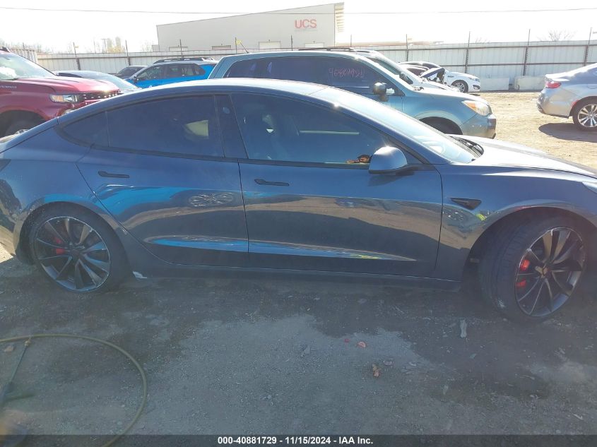 2020 Tesla Model 3 Performance Dual Motor All-Wheel Drive VIN: 5YJ3E1EC2LF713348 Lot: 40881729