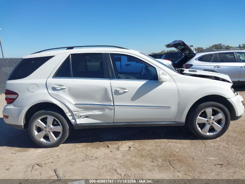 2010 Mercedes-Benz Ml 350 4Matic VIN: 4JGBB8GB0AA576994 Lot: 40881741