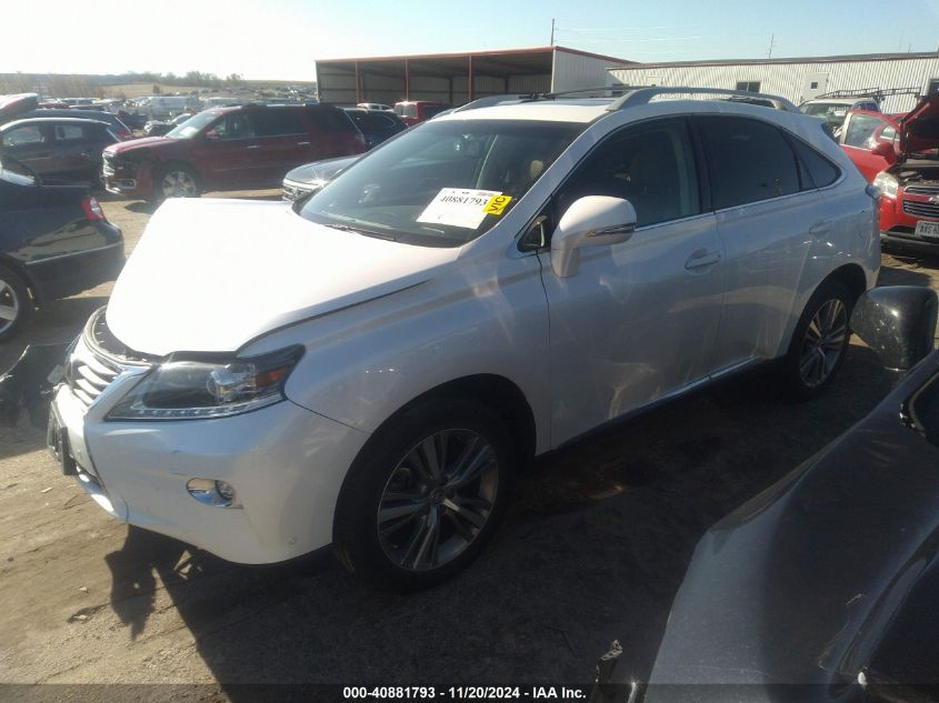 VIN 2T2BK1BA7FC264180 2015 Lexus RX, 350 no.2