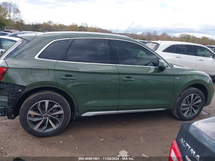 2022 Audi Q5 Premium 45 Tfsi S Line Quattro S Tronic VIN: WA1GAAFY5N2030941 Lot: 40881801