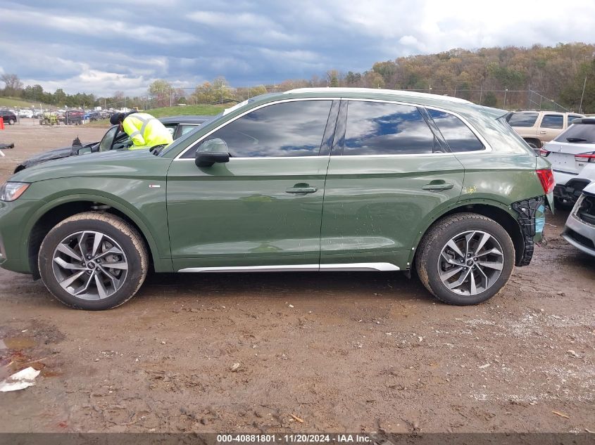 2022 Audi Q5 Premium 45 Tfsi S Line Quattro S Tronic VIN: WA1GAAFY5N2030941 Lot: 40881801