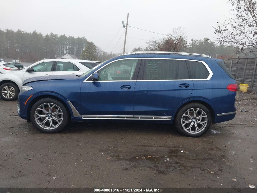 2020 BMW X7 xDrive40I VIN: 5UXCW2C0XL9B44546 Lot: 40881816