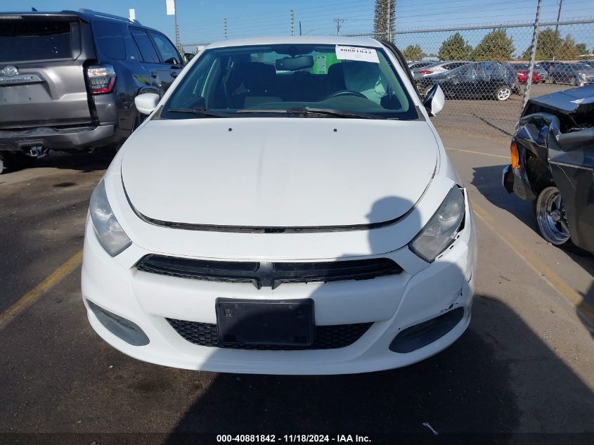 2013 Dodge Dart Sxt VIN: 1C3CDFBA6DD209000 Lot: 40881842