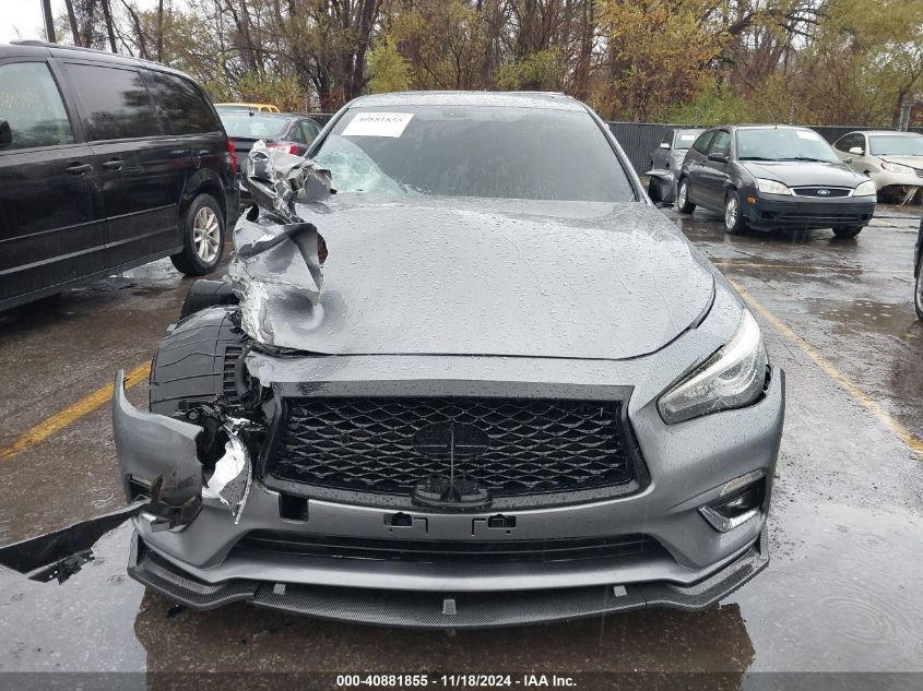 2018 Infiniti Q50 3.0T Luxe VIN: JN1EV7AP5JM350376 Lot: 40881855