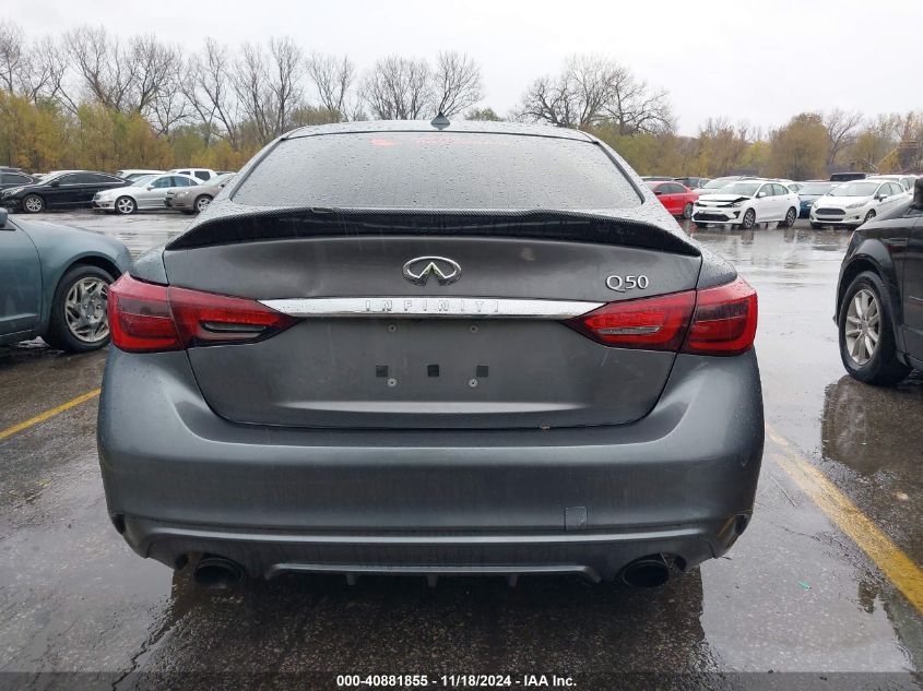 2018 Infiniti Q50 3.0T Luxe VIN: JN1EV7AP5JM350376 Lot: 40881855