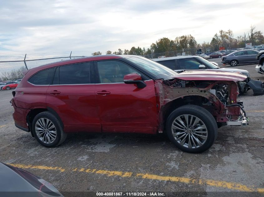 2021 Toyota Highlander Platinum VIN: 5TDFZRBH1MS093332 Lot: 40881867