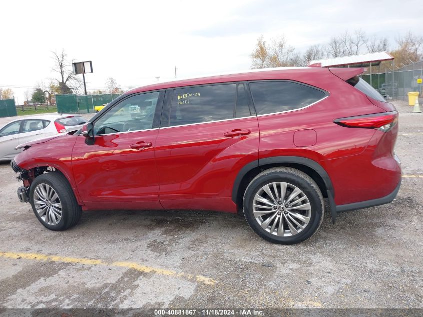 2021 Toyota Highlander Platinum VIN: 5TDFZRBH1MS093332 Lot: 40881867