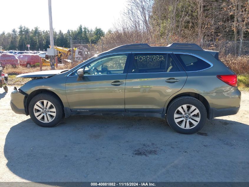 2015 Subaru Outback 2.5I Premium VIN: 4S4BSAFC6F3315057 Lot: 40881882