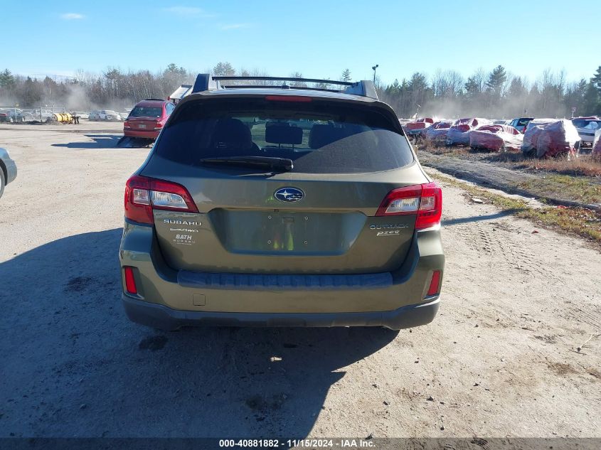 2015 Subaru Outback 2.5I Premium VIN: 4S4BSAFC6F3315057 Lot: 40881882