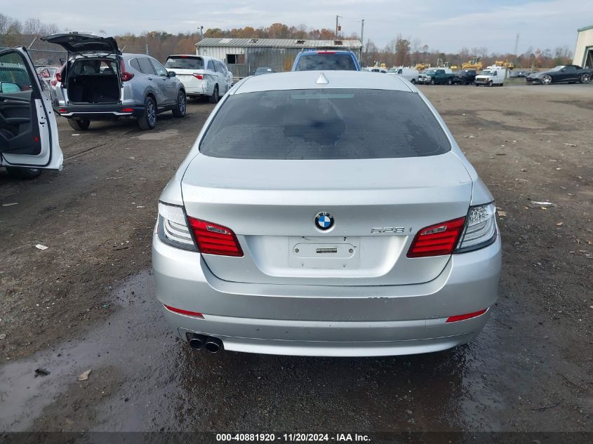 2011 BMW 528I VIN: WBAFR1C56BC742138 Lot: 40881920