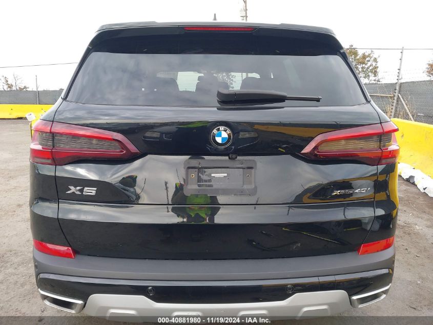 2023 BMW X5 xDrive40I VIN: 5UXCR6C09P9R85324 Lot: 40881980