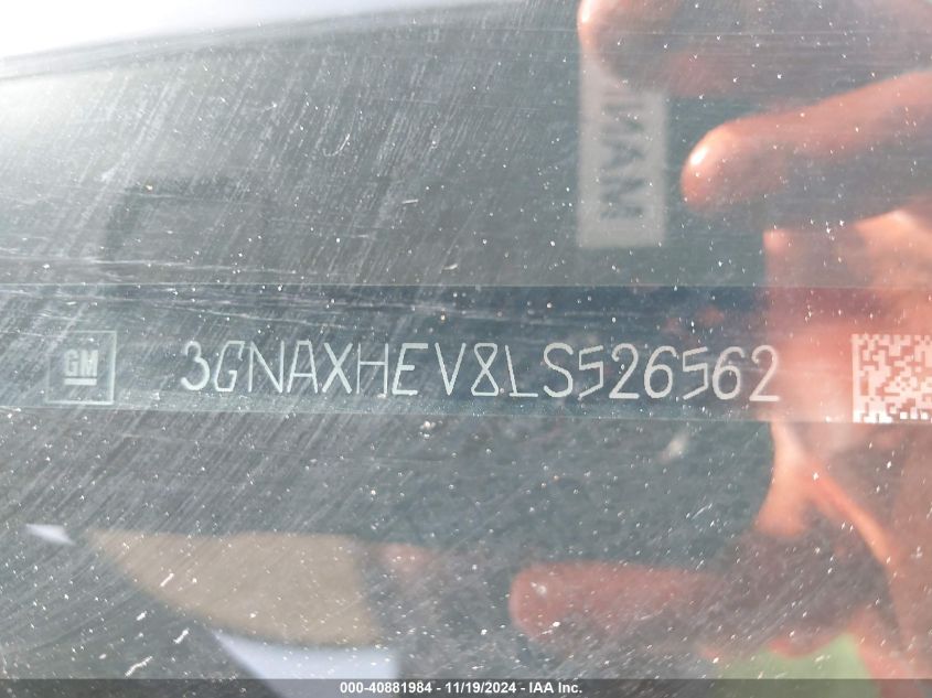 VIN 3GNAXHEV8LS526562 2020 CHEVROLET EQUINOX FWD LS
