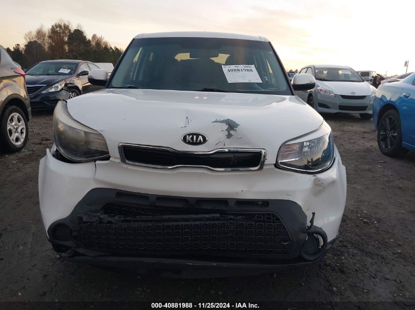 2014 Kia Soul + VIN: KNDJP3A5XE7008181 Lot: 40881988