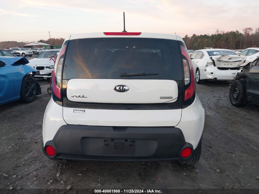 2014 Kia Soul + VIN: KNDJP3A5XE7008181 Lot: 40881988