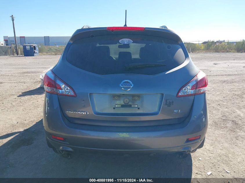 2014 Nissan Murano Sl VIN: JN8AZ1MU4EW420284 Lot: 40881995