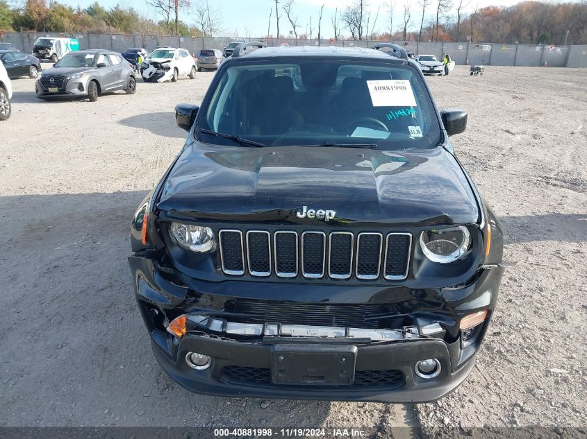 2020 Jeep Renegade Latitude 4X4 VIN: ZACNJBBB9LPM02091 Lot: 40881998