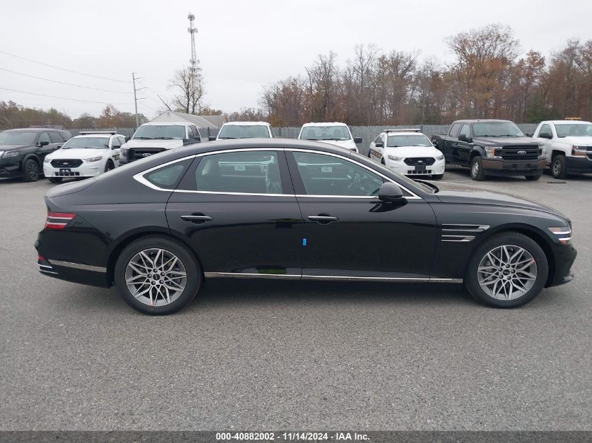 2025 Genesis G80 2.5T Awd VIN: KMTGA4SC5SU265505 Lot: 40882002