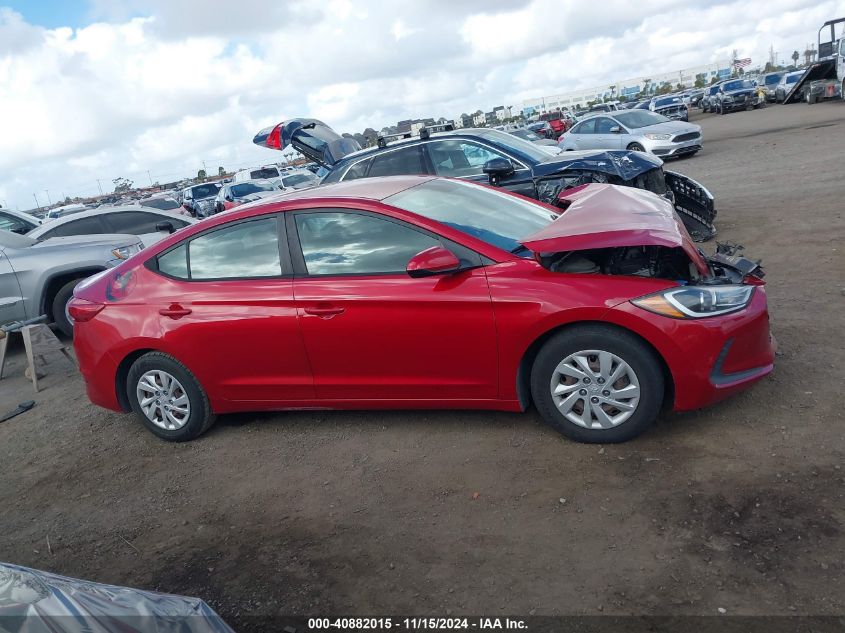 2017 Hyundai Elantra Se VIN: 5NPD74LF1HH146720 Lot: 40882015