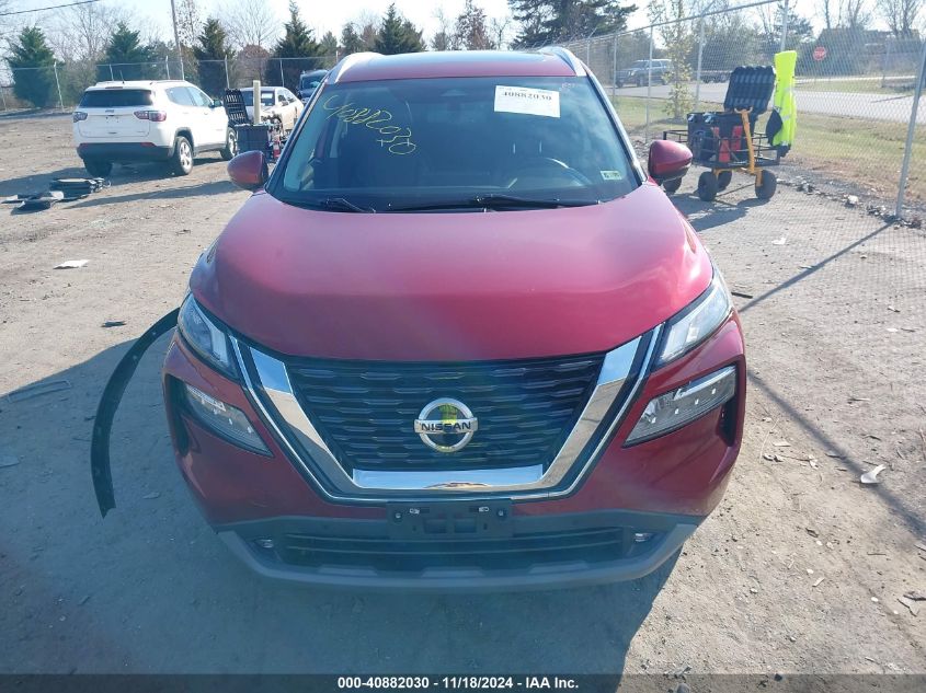 2021 Nissan Rogue Sl Intelligent Awd VIN: 5N1AT3CB3MC690076 Lot: 40882030