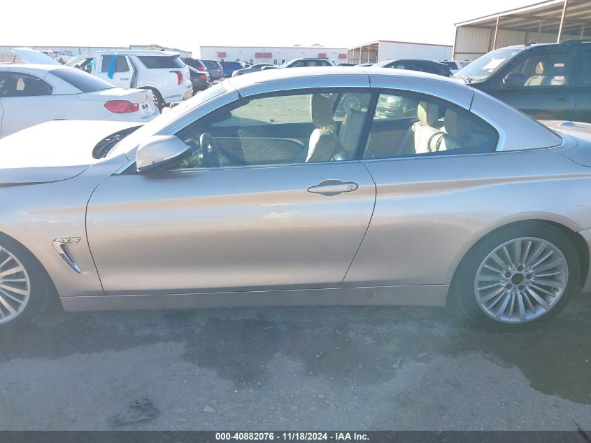 2014 BMW 428I VIN: WBA3V5C51EP751218 Lot: 40882076