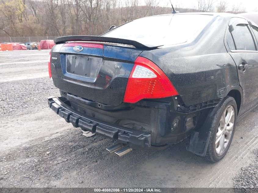 2012 Ford Fusion Se VIN: 3FAHP0HA2CR127564 Lot: 40882086