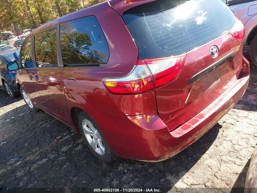 VIN 5TDZK3DC5FS613017 2015 Toyota Sienna, L 7 Passe... no.3