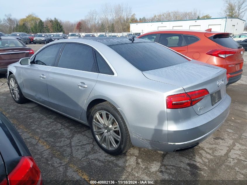 2015 Audi A8 3.0T VIN: WAU3GAFD4FN010094 Lot: 40882136