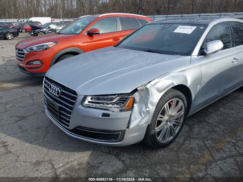 2015 Audi A8 3.0T VIN: WAU3GAFD4FN010094 Lot: 40882136