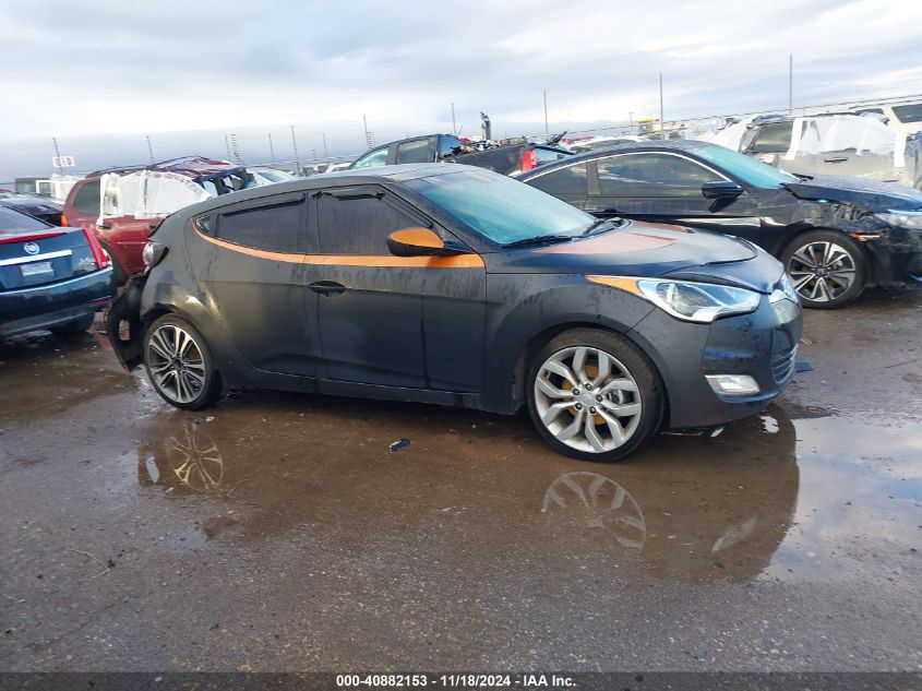 2012 Hyundai Veloster Base W/Black VIN: KMHTC6AD9CU036240 Lot: 40882153