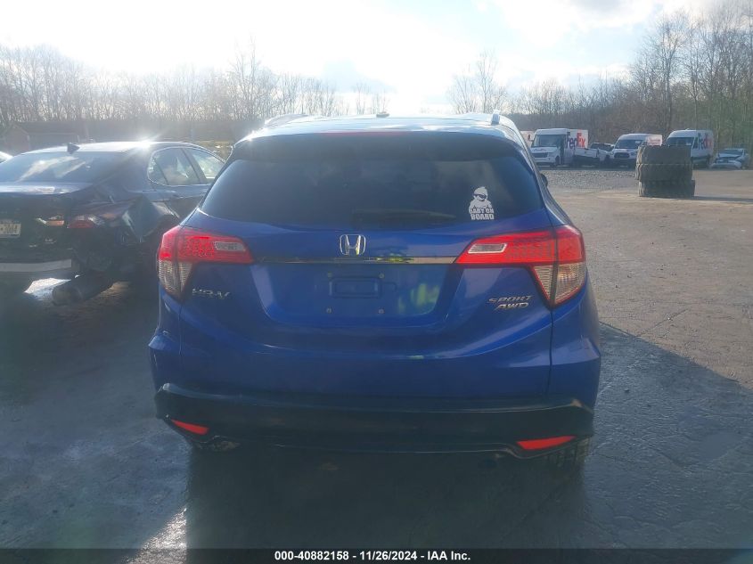 2020 Honda Hr-V Awd Sport VIN: 3CZRU6H1XLM721448 Lot: 40882158