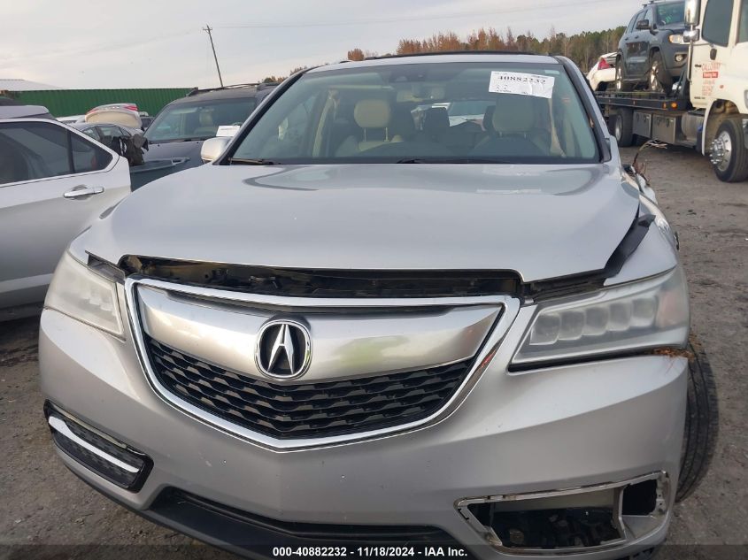 2014 Acura Mdx Technology Package VIN: 5FRYD3H43EB013655 Lot: 40882232