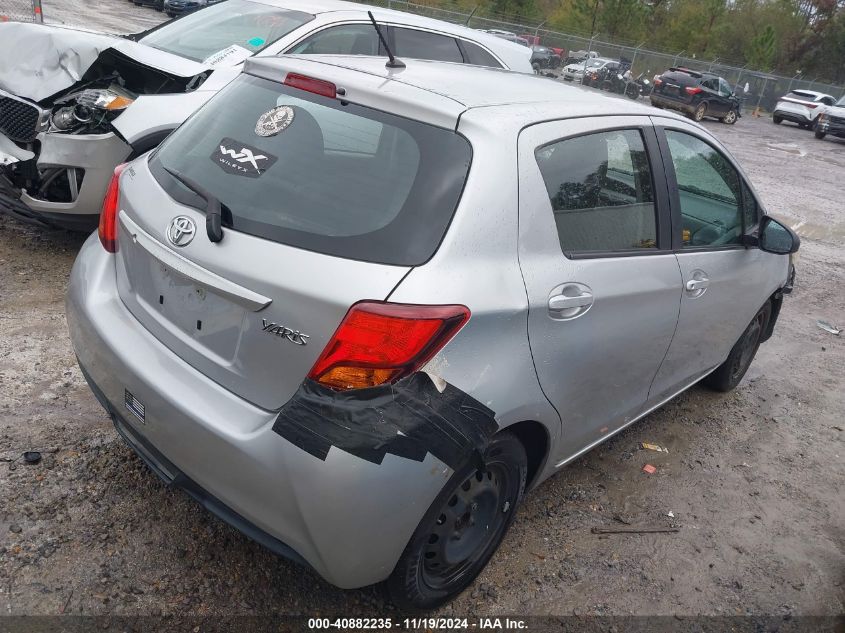 VIN VNKKTUD35FA027779 2015 Toyota Yaris, L no.4