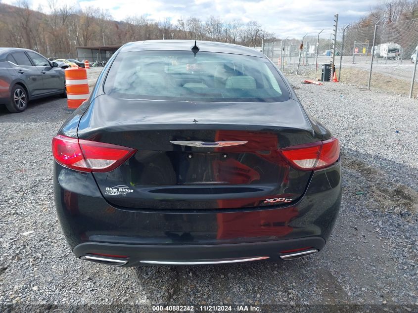 2015 Chrysler 200 C VIN: 1C3CCCCG6FN731613 Lot: 40882242