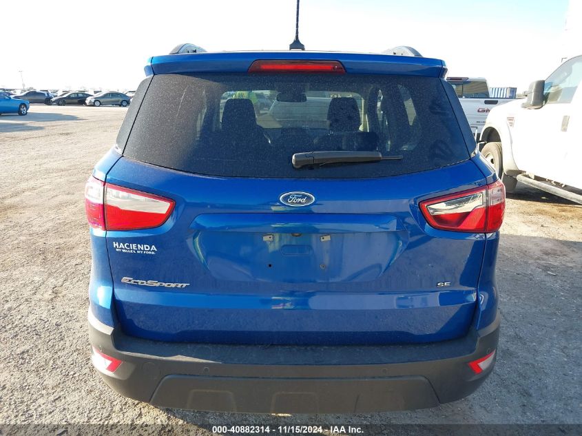 2021 Ford Ecosport Se VIN: MAJ3S2GE6MC401339 Lot: 40882314