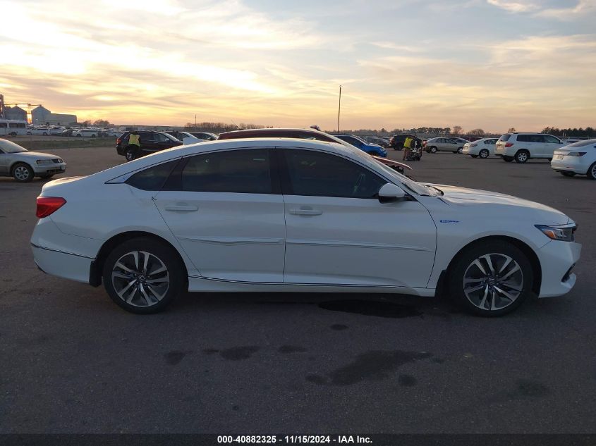 2021 Honda Accord Hybrid Ex-L VIN: 1HGCV3F50MA003372 Lot: 40882325