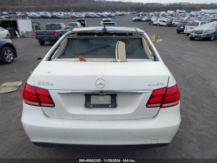 2014 Mercedes-Benz E 350 4Matic VIN: WDDHF8JB9EA889128 Lot: 40882330